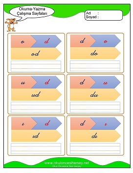 d sesi Grubu Çalışma Sayfaları